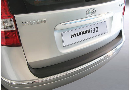 Protectie Bara Spate Compatibila?Hyundai I30 I CW 2007-2010 Combi (Negru)