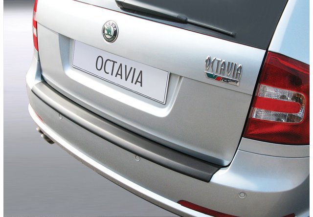 Protectie Bara Spate Compatibila Skoda Octavia II VRS 2004-2008 Combi (Negru)